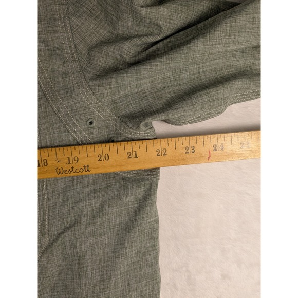 ORVIS Mens Button Up Shirt Long Sleeve Casual Green Travel Medium M - Picture 7 of 12